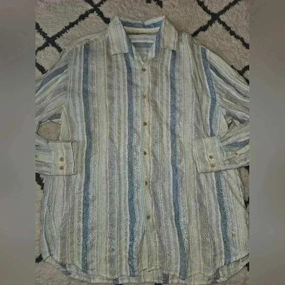 Tommy Bahama linen cotton blend large - Picture 1 of 6